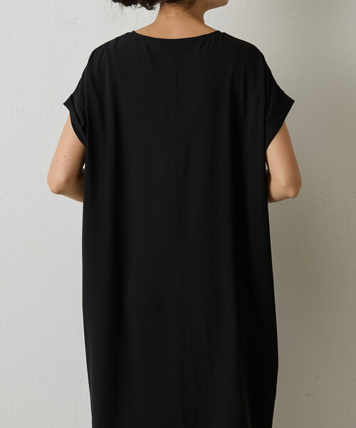 「BEARDSLEY」 半袖ワンピース 1 ネイビー レディース_画像9