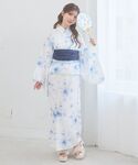 浴衣 ワンピでも着れる2WAY浴衣 レディースの詳細画像2