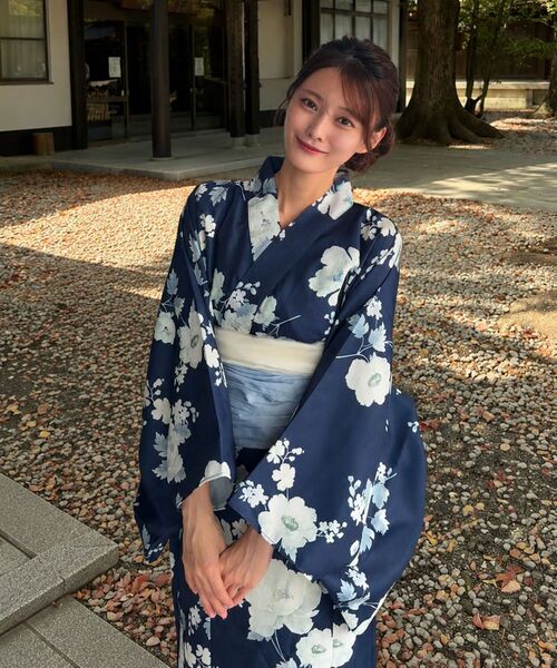 浴衣 ワンピでも着れる2WAY浴衣 レディースの画像