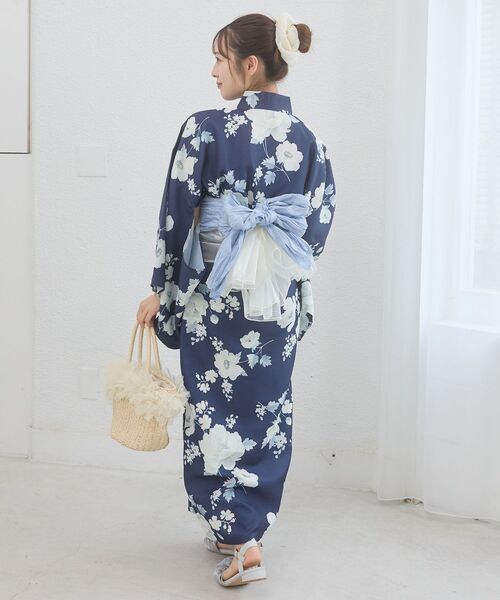 浴衣 ワンピでも着れる2WAY浴衣 レディースの画像