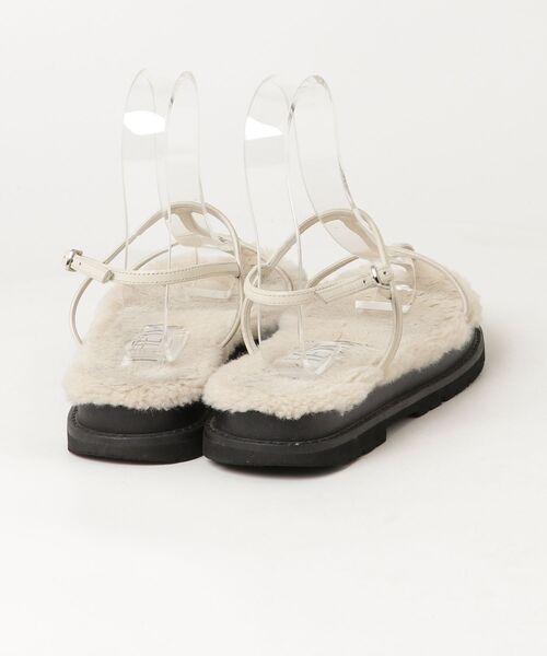 HEWN ベージュサンダル　37センチ HEWN（ヒューン） フラットサンダル 38 ベージュ レディース