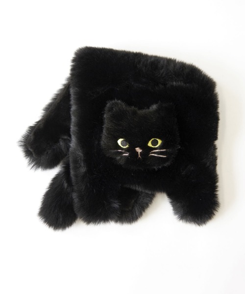 トートバッグ WOVEN (ウーヴン) / エコファー ねこフラップカバー