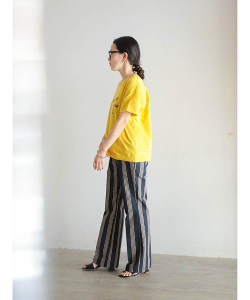 「FIL DE FER」 半袖Tシャツ FREE ホワイト レディース_画像8