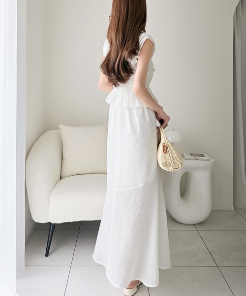「mily bilet」 ノースリーブワンピース X-LARGE ブラック レディース_画像2