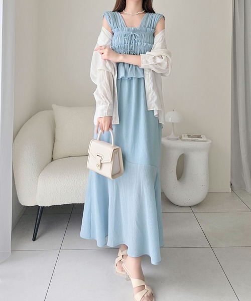 「mily bilet」 ノースリーブワンピース X-LARGE ブラック レディース_画像9