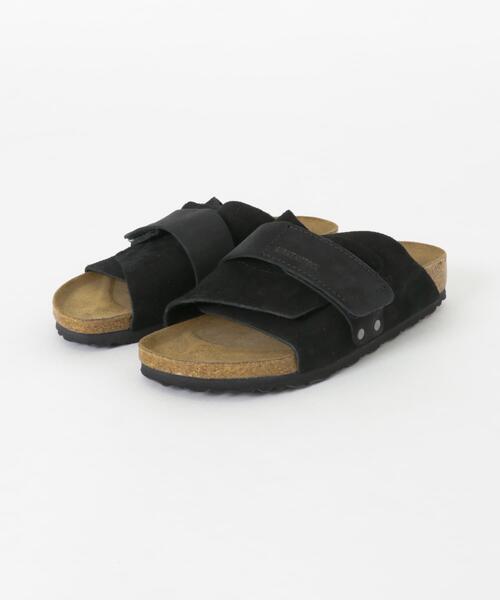 THE GOODLAND MARKET サンダル BIRKENSTOCK Kyoto LENB/LEVE Black
