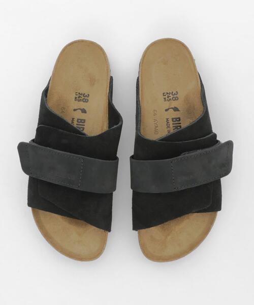THE GOODLAND MARKET サンダル BIRKENSTOCK Kyoto LENB/LEVE Black