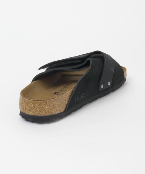 THE GOODLAND MARKET サンダル BIRKENSTOCK Kyoto LENB/LEVE Black