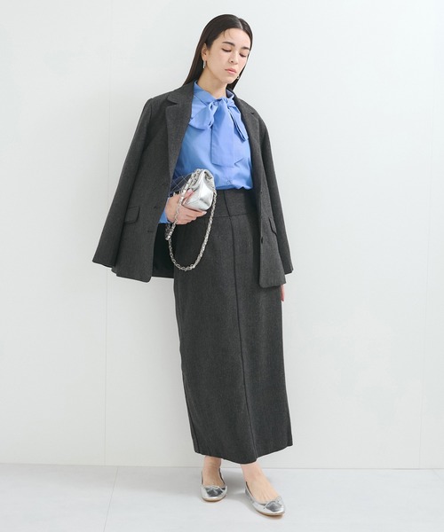「LE CERCLE par rope'」 長袖ブラウス FREE ホワイト レディース_画像8