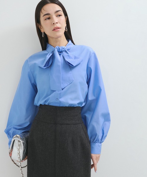 「LE CERCLE par rope'」 長袖ブラウス FREE ホワイト レディース_画像9