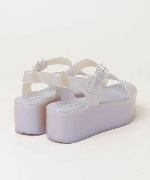 「melissa」 フラットサンダル 23.5cm パープル レディース_画像2