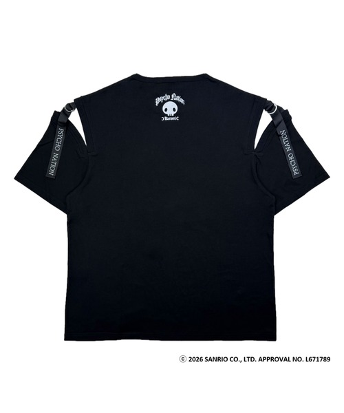 tシャツ 半袖 「PSYCHO NATION × KUROMI」デビルストーンTEE(726810
