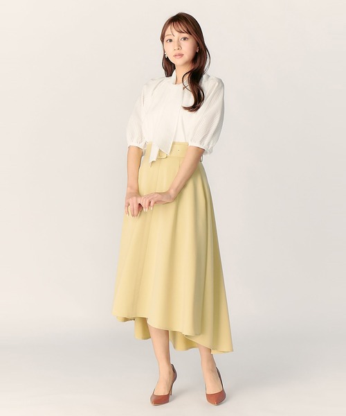 「LAISSE PASSE」 半袖ブラウス 38 ブルー レディース_画像10