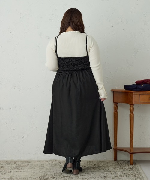 「Louiosy」 キャミソールワンピース 3L ブルー系その他 レディース_画像6