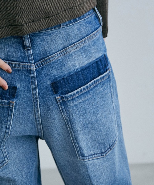 「Healthy denim」 デニムパンツ 24 グレー レディース_画像5