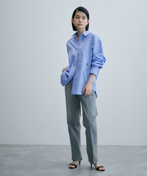 「Healthy denim」 デニムパンツ 24 グレー レディース_画像6