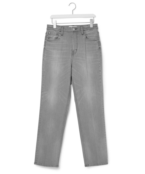 「Healthy denim」 デニムパンツ 24 グレー レディース_画像9