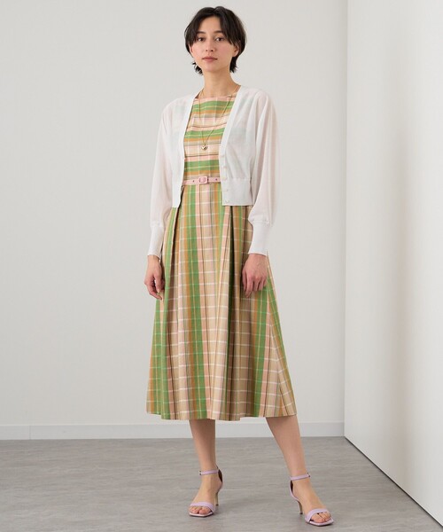 ANAYI（アナイ） ノースリーブワンピース 38 ベージュ系その他