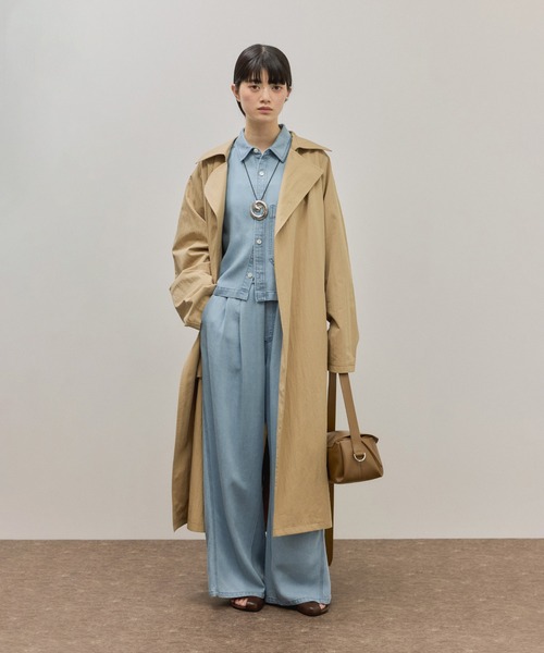 「ADAM ET ROPE'」 デニムパンツ 38 ブラック レディース_画像3