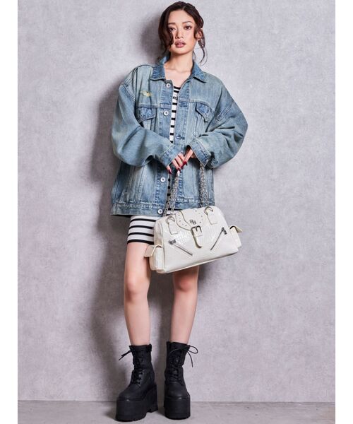 GYDA（ジェイダ） ボストンバッグ GG bijouエナメルクロコ ボストンBAG