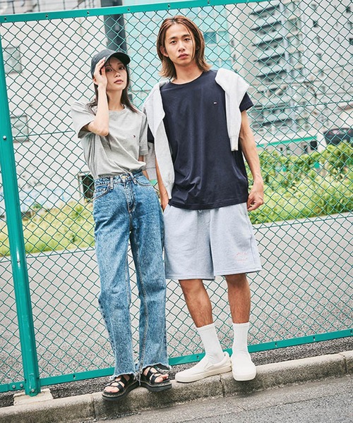  トミーヒルフィガー Tシャツ ワンピ トミー ヒルフィガー TOMMY HILFIGER バッジTシャツワンピース