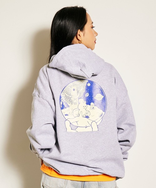 KENYOKOYAMA BELIEVER パーカー 黒 Lサイズ BACANCES ALL INCLUSIVE パーカー BC HOODIE BONGMAN2 メンズ