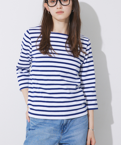 tシャツ 「CHANTE CLAIR/シャントクレール」ボーダーロンＴ レディース