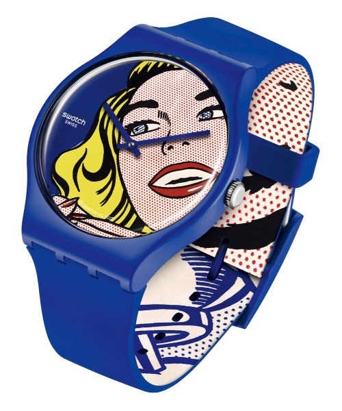 海外ブランド通販 公式サイト X 「SWATCH 腕時計 Swatch MoMA」GIRL LICHTENSTEIN ROY BY 時計