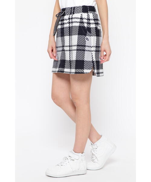 PEARLY GATES★新品チェックミニスカート PEARLY GATES スカート 「PEARLY GATES」チェック柄ジャガード