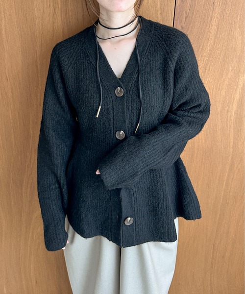 グレース♡ペプラムカーディガン ペプラムニットカーディガン / GRACE CONTINENTAL | GRACE CONTINENTAL