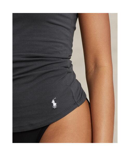 POLO RALPH LAUREN /ストレッチコットンノースリーブ ポロドレス ストレッチコットン スリーブレス ポロ ドレス | ラルフ