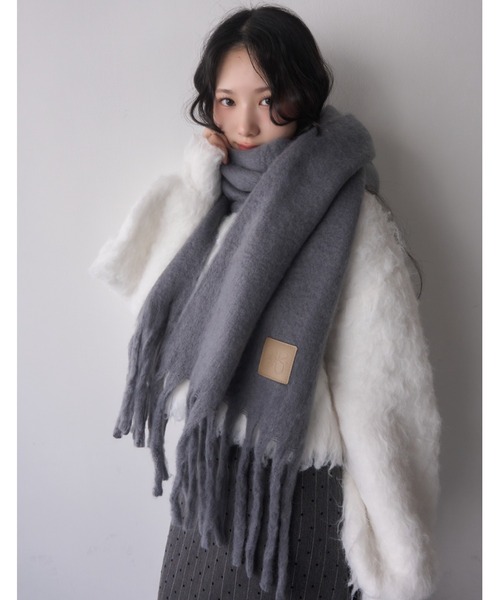 mellowneon（メロウネオン） マフラー ストール ボリュームカラー