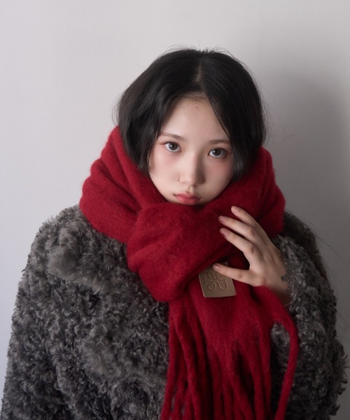 mellowneon（メロウネオン） マフラー ストール ボリュームカラー
