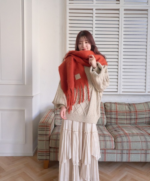 creativedrugstore マフラー ブラウン セール 6%OFF】Acne Studios マフラー CA0281 FN－UX