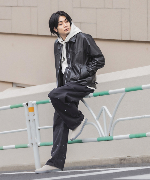 417 EDIFICE（フォーワンセブンエディフィス） 革ジャン ライダース