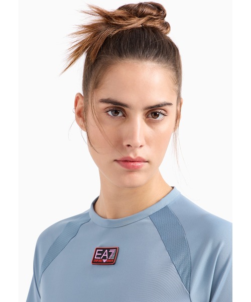 tシャツ 「エンポリオ アルマーニ EA7」Dynamic Athlete クルーネックTシャツ ASV VENTUS7テクニカルファブリック レディ EA7 tシャツ 「エンポリオ アルマーニ EA7」Dynamic Athlete