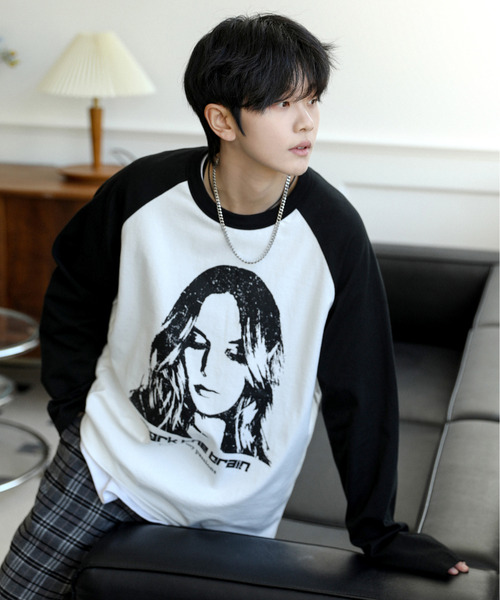 NEOS（KOKUYO） tシャツ 「neos」ルーズシルエット ガールズプリント