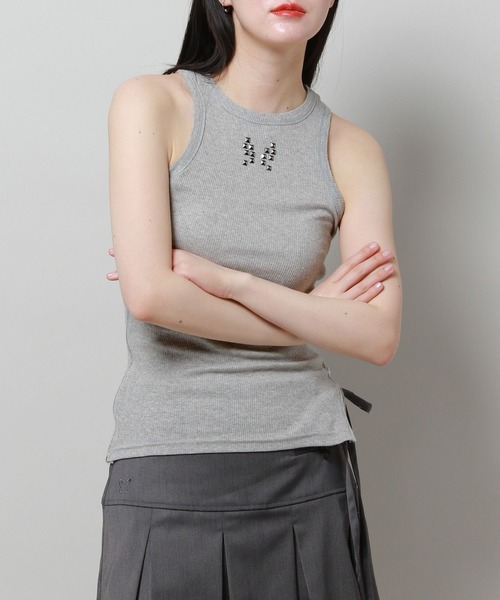 タンクトップ ノースリーブ NASTY FANCY CLUB／ZIPPER スリーブレス 2116656 レディース