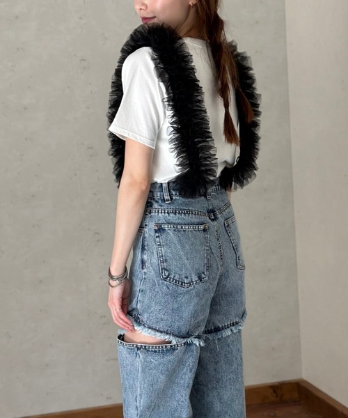 Per sist ence サスペンダー フリルチュールサスペンダー