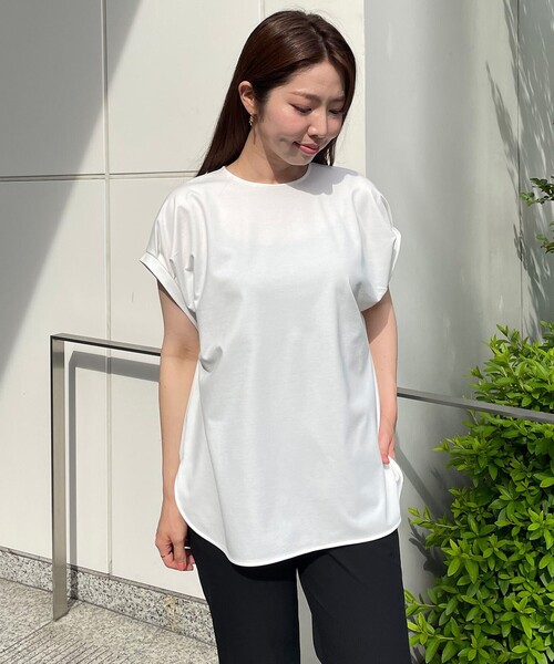 [国内発送]SOEUR★タックTシャツ UNFILO tシャツ 「接触冷感/シワになりにくい」BEAUTY FORM