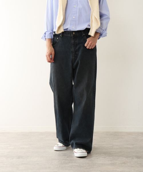【FOLL / フォル】gradation wardrobe jeans FOLL / フォル】gradation bleachdyed wardrobe jeans（デニム