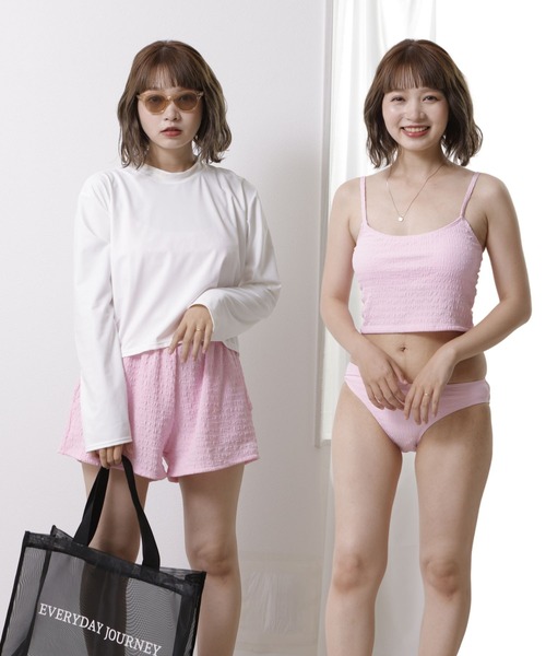 ジルスチュアート水着（トップス＆ショートパンツ、インナーパンツ、ブラ) ジルスチュアート水着（トップス＆ショートパンツ、インナー