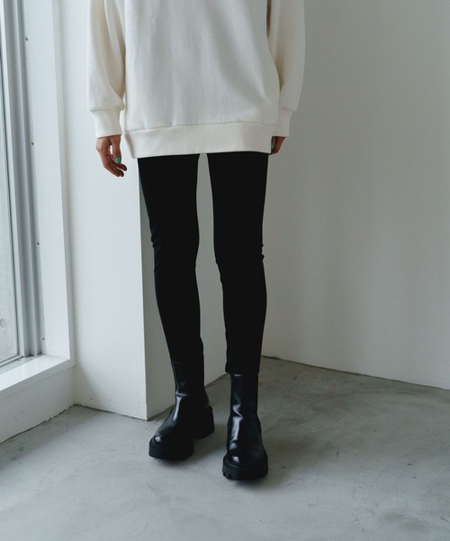 【FENDI】プリーツディテール スキニーカット レギンス STANDARD WARDROBE LASTIC スキニーパンツ【ストレッチデニム