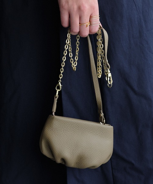 ZAKKA-BOX（ザッカボックス） ポーチ リアルレザーマイクロミニ