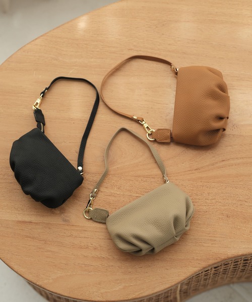 ZAKKA-BOX（ザッカボックス） ポーチ リアルレザーマイクロミニ