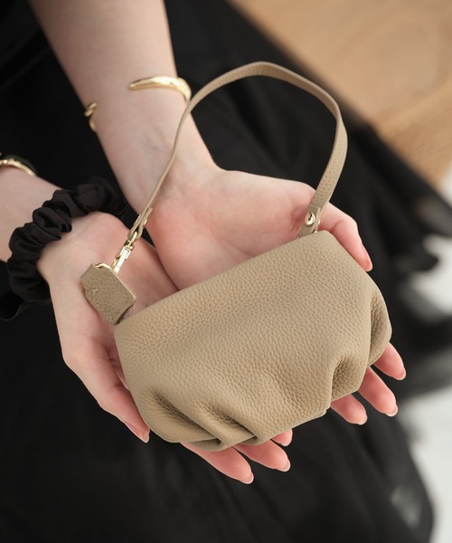 ZAKKA-BOX（ザッカボックス） ポーチ リアルレザーマイクロミニ