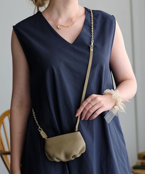 ZAKKA-BOX（ザッカボックス） ポーチ リアルレザーマイクロミニ