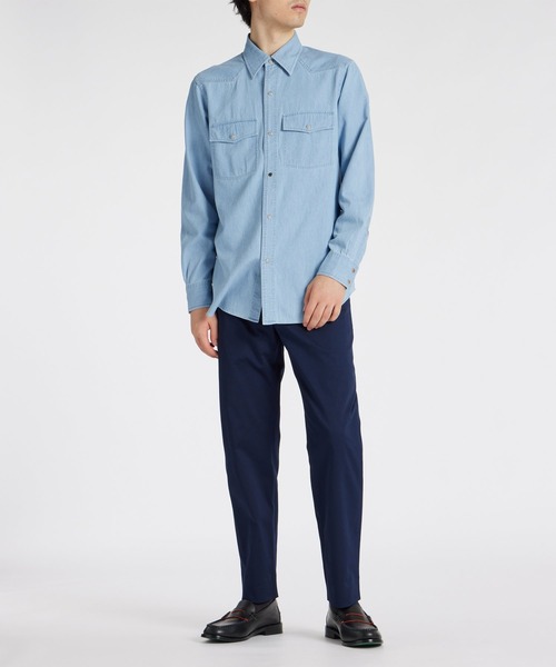 Paul Smith シャツ アーティストストライプ エンブロイダリー