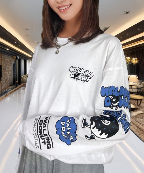 Candlestick tシャツ レトロポップ WALKING DONUT 8ボール ゴースト