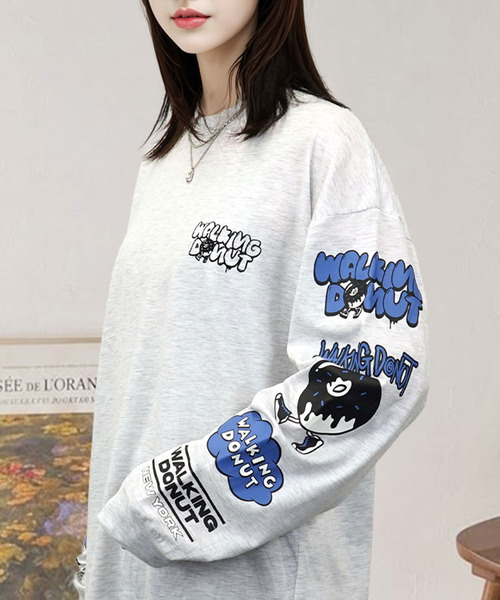 Candlestick tシャツ レトロポップ WALKING DONUT 8ボール ゴースト